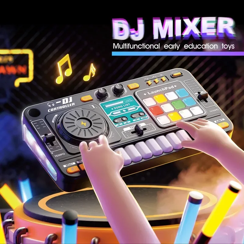 Multifunctional DJ Mixer Child - Audio Music Dj ulasan dan harga