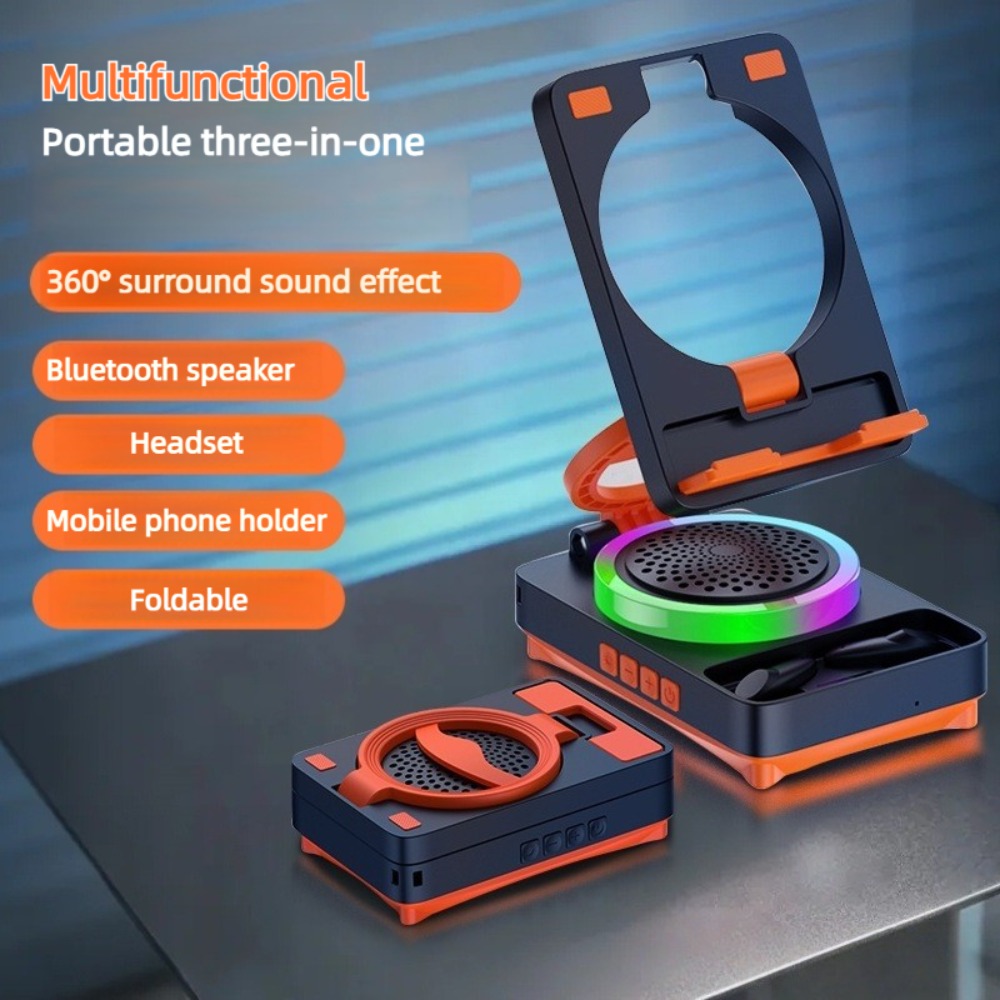 3‑In‑1 Foldable Phone Stand Wi - Audio Music Spotify ulasan dan harga